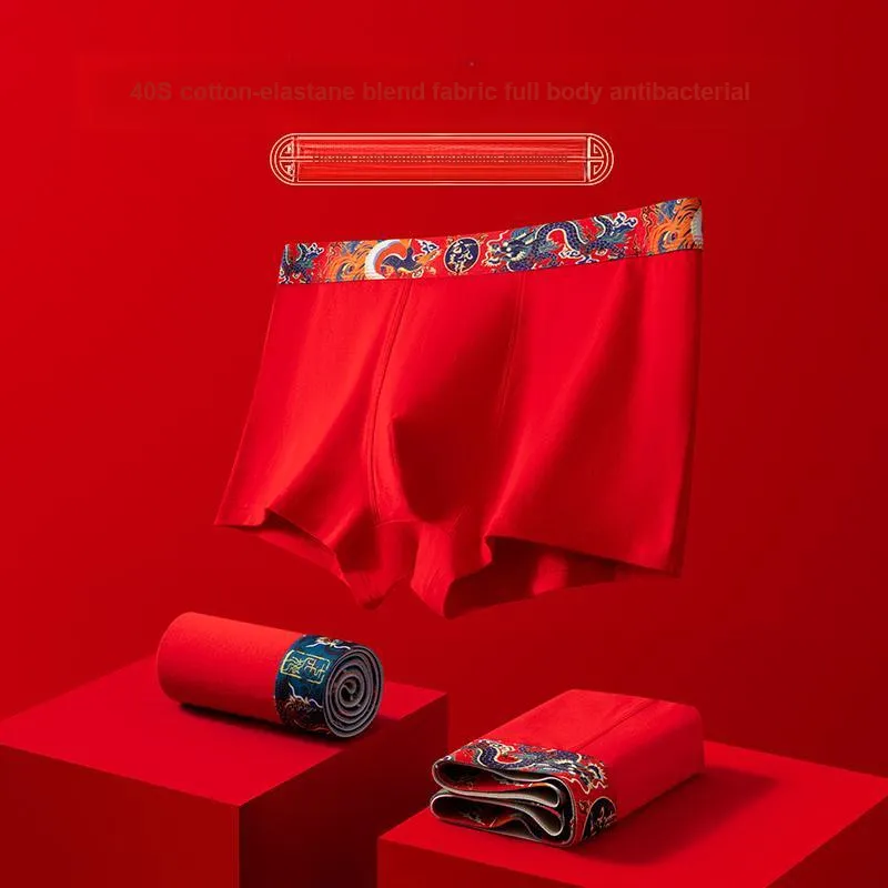 SEPTWOLVES Underwear Gift Boxes Men's 2 Pack Red-3