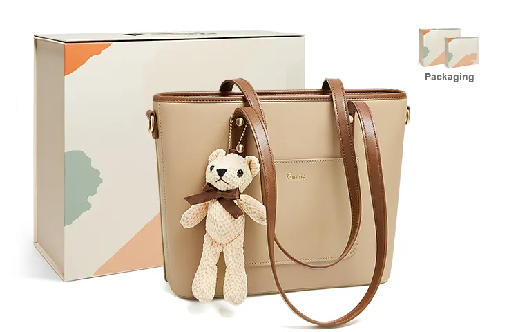 15 MINS Split Cow Leather Shopping Bag, Tote, Portable, Crossbody Bag, Shoulder Bag Tubas Women's-10