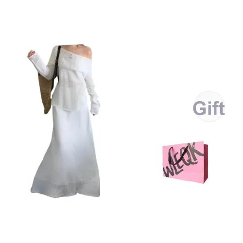 WLEQK Женские Комплекты с Юбкой