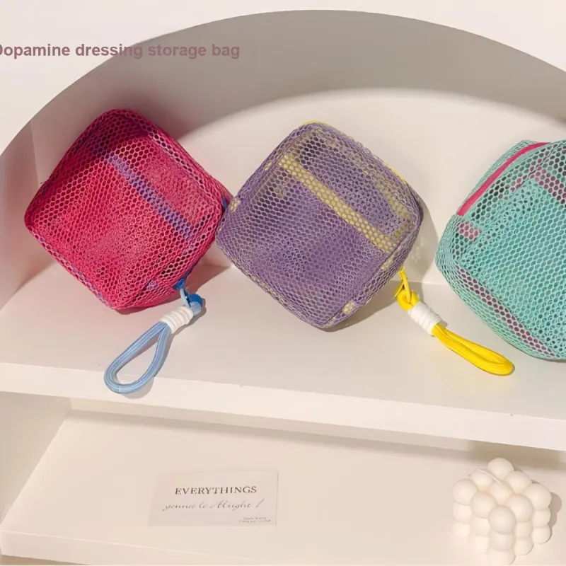 Love Of Wormwood Dopamine Dressing Mini Gauze Portable Travel Mesh Bag-2