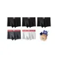 Black 3+Gray+White (Box 5 Pack)
