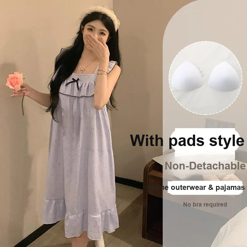 OUSHIBO Nightgown Women's Image Color-3