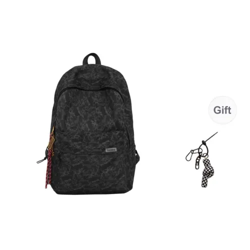 PULEWEI Nylon Backpack Unisex Black/Burgundy/Green/Beige