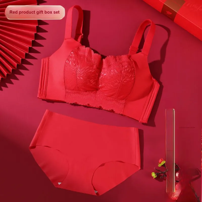 ALDOLA Underwear Set Women's Red-1