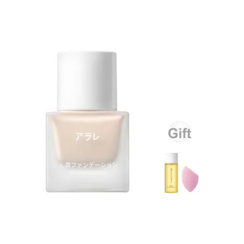 ARALE Длинный Тяжелый Макияж Жидкость Основа 30 мл + Свободная Пудра 12 г Естественный Кремовая Кожа Матовый