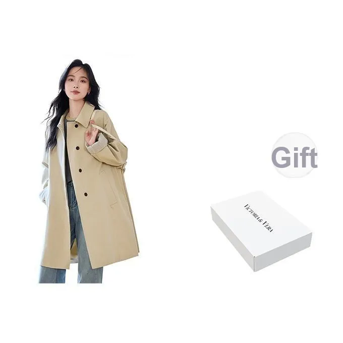 VICTORIA&VERA Trench Coat Women's Beige