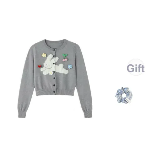 KYKW Серый Резинка для волос Подарок Женские Трикотаж