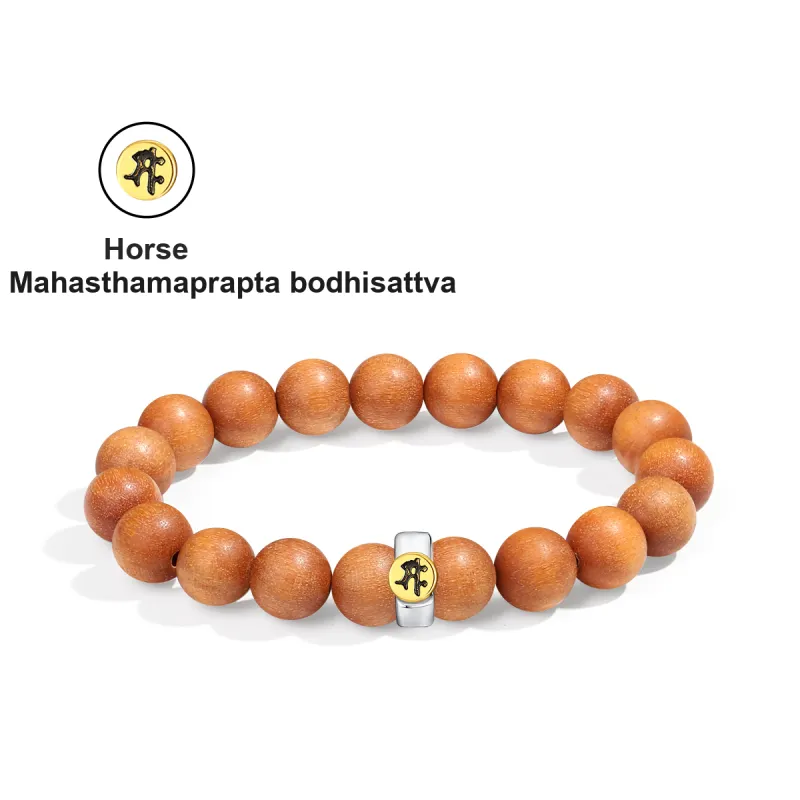PUTUOSHANWENCHUANG Barbie Sandalwood Bracelets Unisex-9