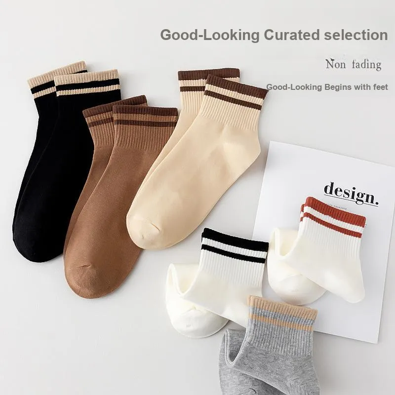 Yalu Mid Calf Socks Men's 5 Pack-5