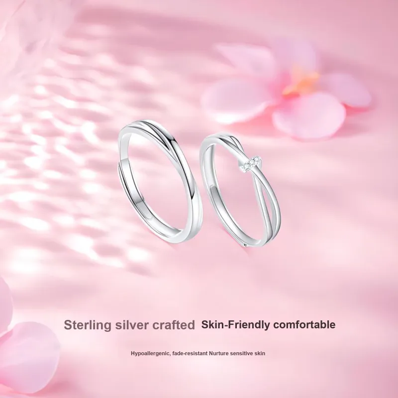 TRUE ME Sterling Silver Rings Unisex-2