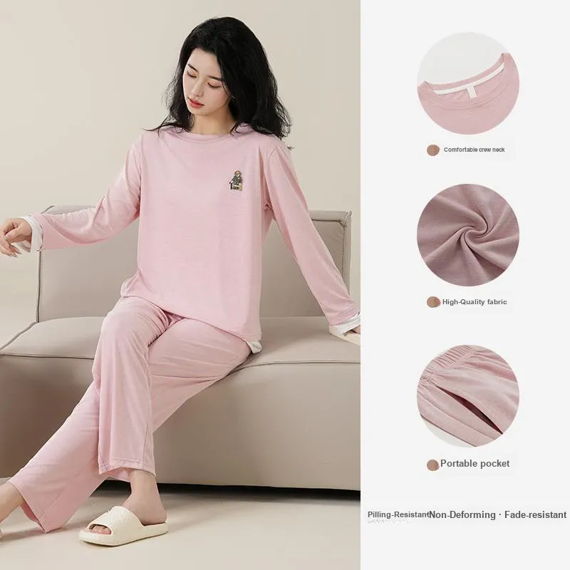 WANANNI Pajama Set Women's Pink-3