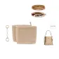 [Gold-Tone]Trumpets Water Buckets Liner+White Four-Leaf Clover 12cm