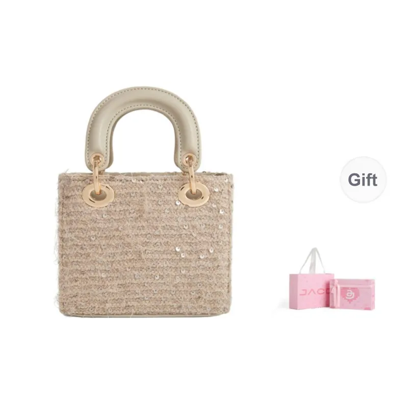 JACD Pu Niche Handbag Medium Size Women's Green Pink Gray/Nude Crystal Pink-4