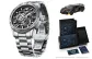 Silver Case Black Dial Steel Band[Limited Sports Car Clothing Sets]