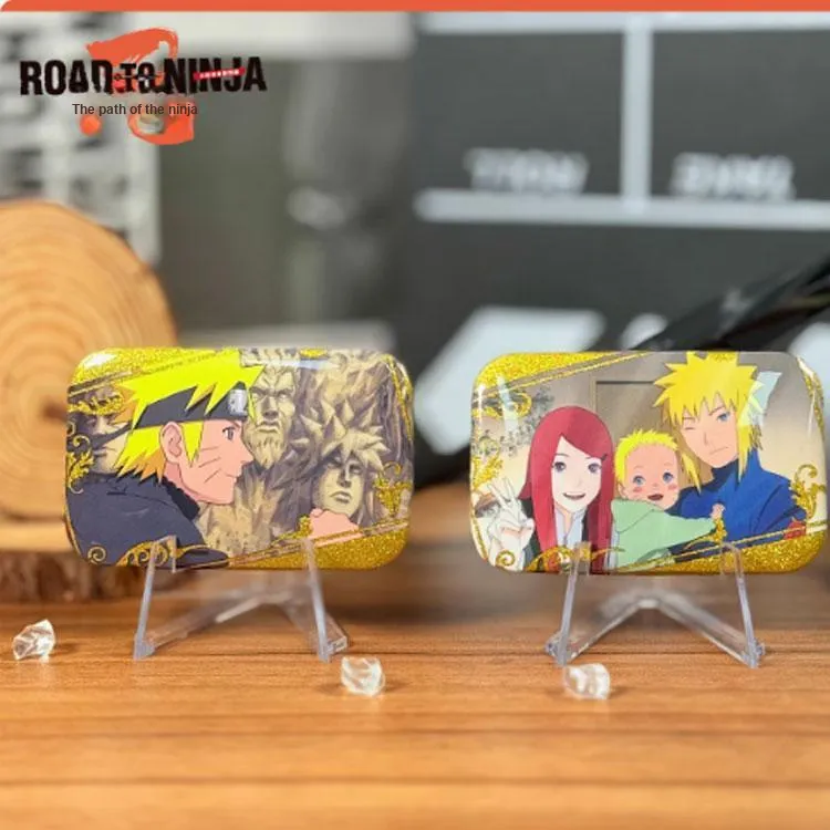 Xhdm Naruto, Kushina Uzumaki, Wave Wind Water Gate, Naruto Uzumaki Square Badge Badges-1
