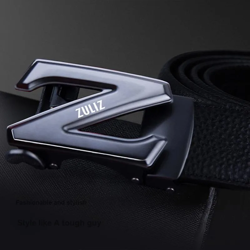 ZULIZ Fashion Business Pants Belt Men's Width 3.5cm-5