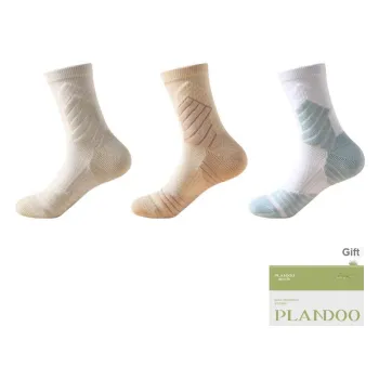 PLANDOO Mid Calf Socks Men's Shopping Bag 3 Pack