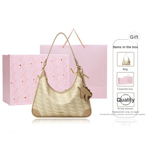 NUCELLE Fabric One Shoulder Bag Handbag Women's Multicolor