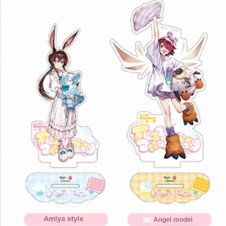MINISO x Arknights Eyjafjalla, Angel, Amiya, Aqua Moon, Yu Velvet Dream Fantasy Conference Acrylic Stands-1