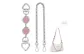 Pink Strawberry+Decorative Chain