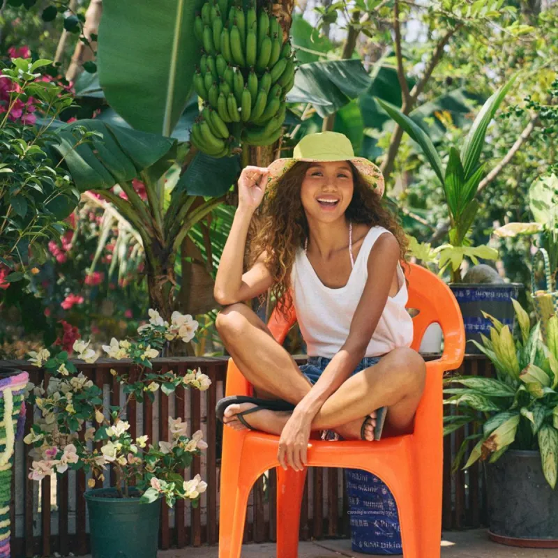 LOST PATTERN x RiMi Cotton Bucket Hats Unisex-4