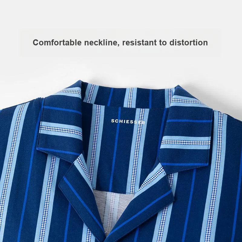 Shuya Pajama Set Men's Royal Blue-3