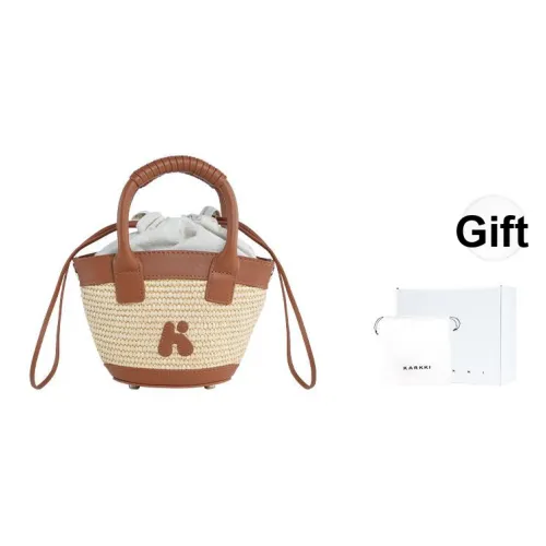 Karkki Сумка из натуральной коровьей кожи сумка-корзина повседневная для отпуска сумка через плечо женская