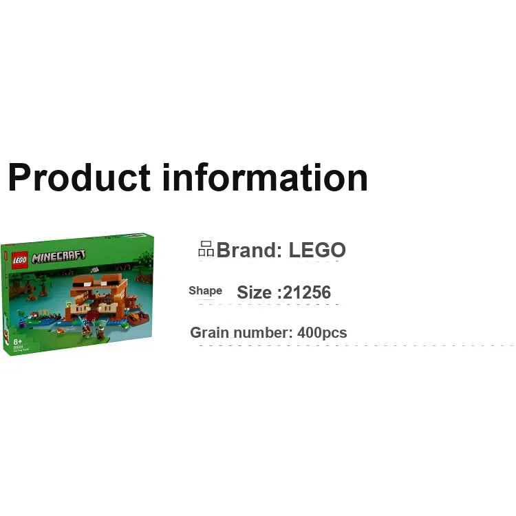 LEGO My World Collection Frog House Building Blocks 400pcs 21256-3