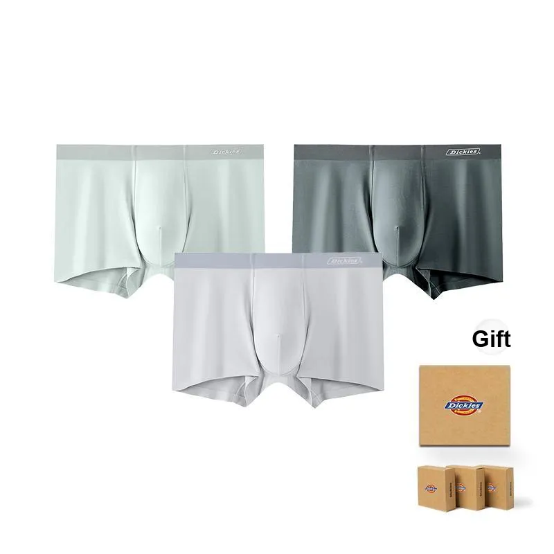 Dickies Underwear Gift Box Men's Seamless High Rebound Boxer Briefs 3 Pack-20