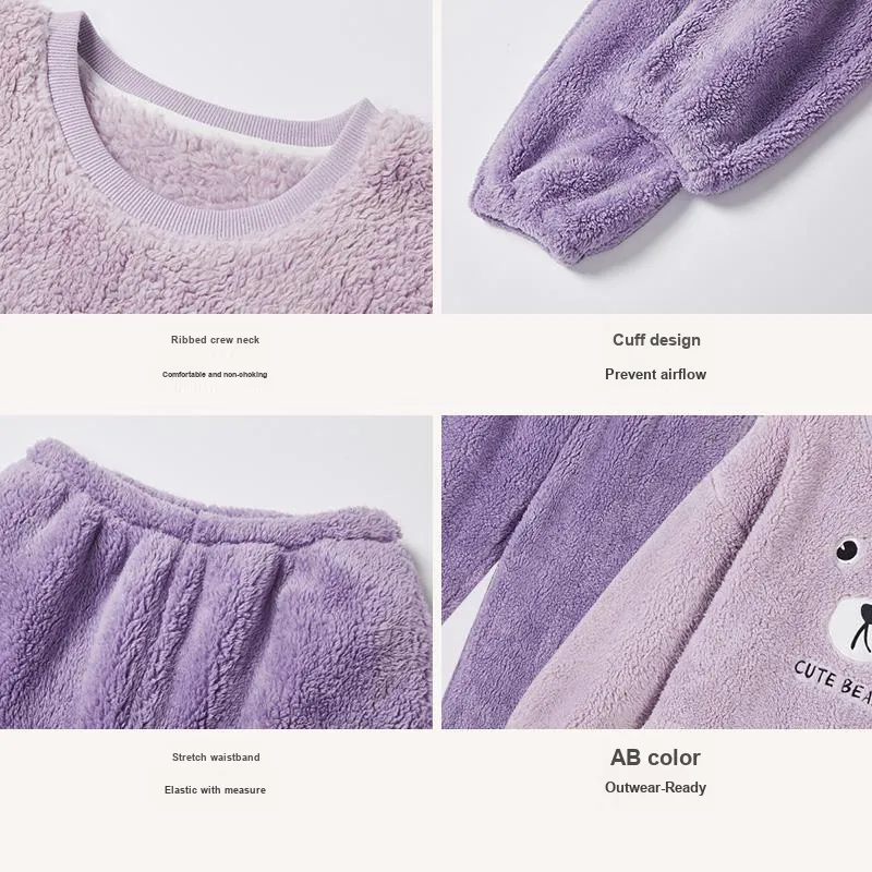Urban Beauty Pajama Set Women's Purple-3