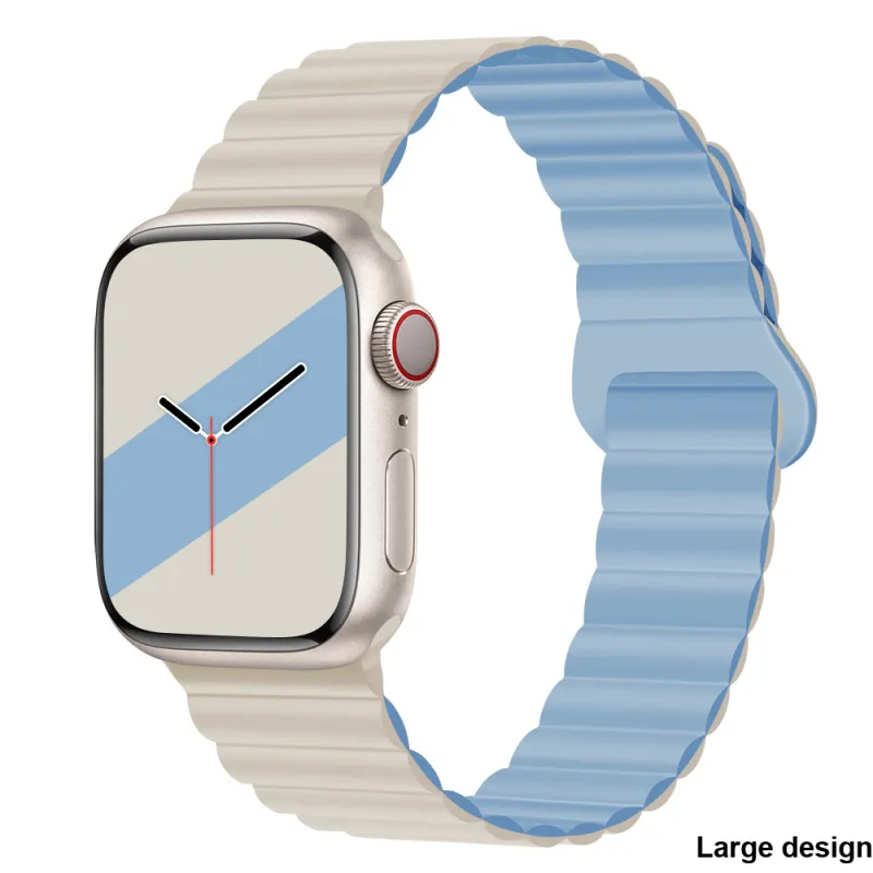 SOUTU Watch Band Apple Compatibility 38/40/41/42/44/45/49mm Silicone Material-3