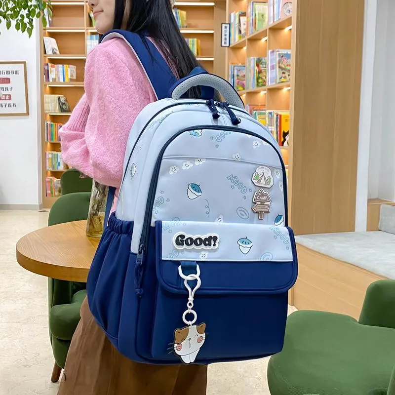 Yalu Nylon Backpack Regular Unisex Multicolor-15