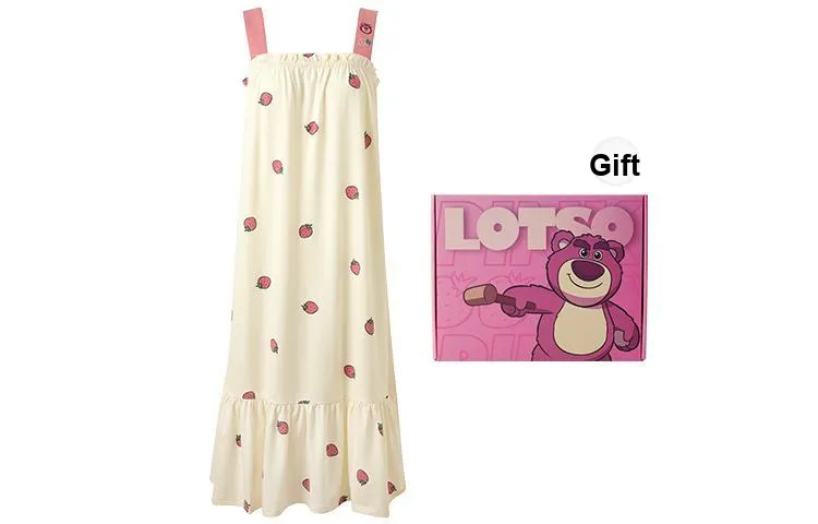JINGYUN x Disney Nightgown Summer Women's Ecru, Gift Box Set