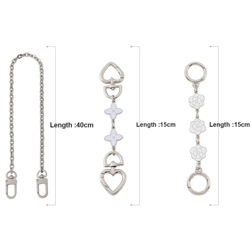 Gloya Metal Bag Accessory Women's Silver-1