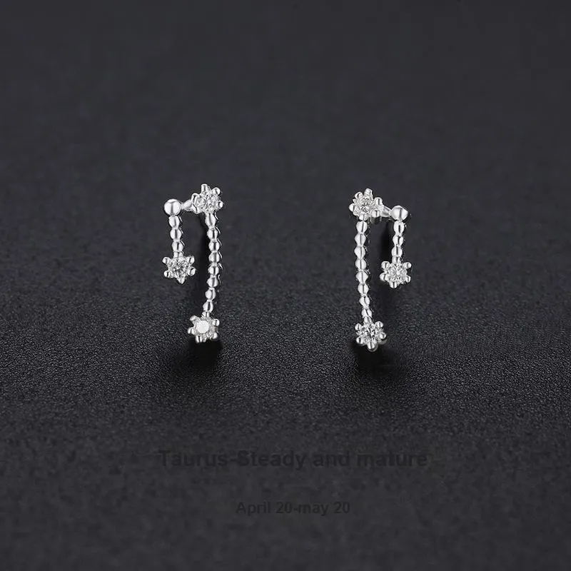 JAY S999 Fine Silver Stud Earrings Unisex-7