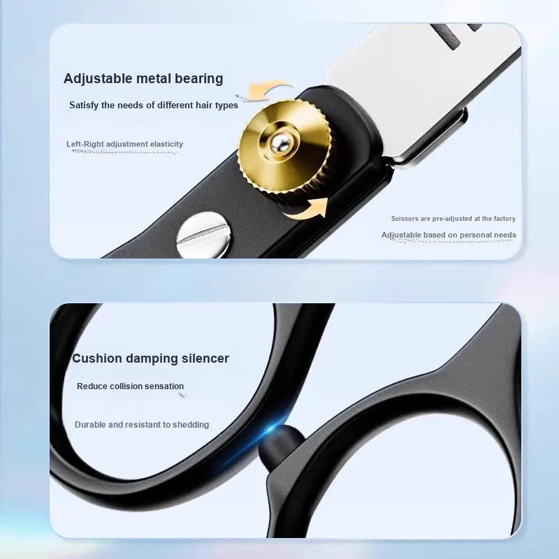 ZHENGXIAOCHU Haircut Scissors Set Hairdressing Tool-5