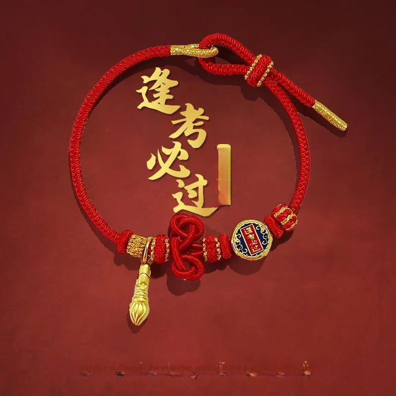BYTHERE Alloy Bracelets Unisex Zodiac Year Red String Good Luck-12