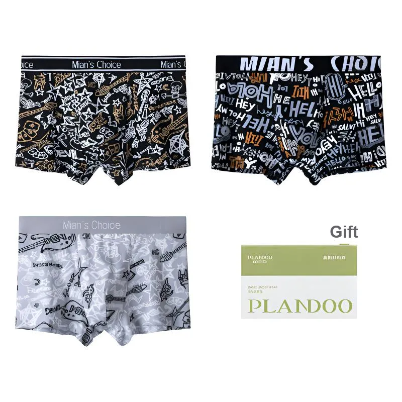 PLANDOO Underpants Men's 3 Pack-20
