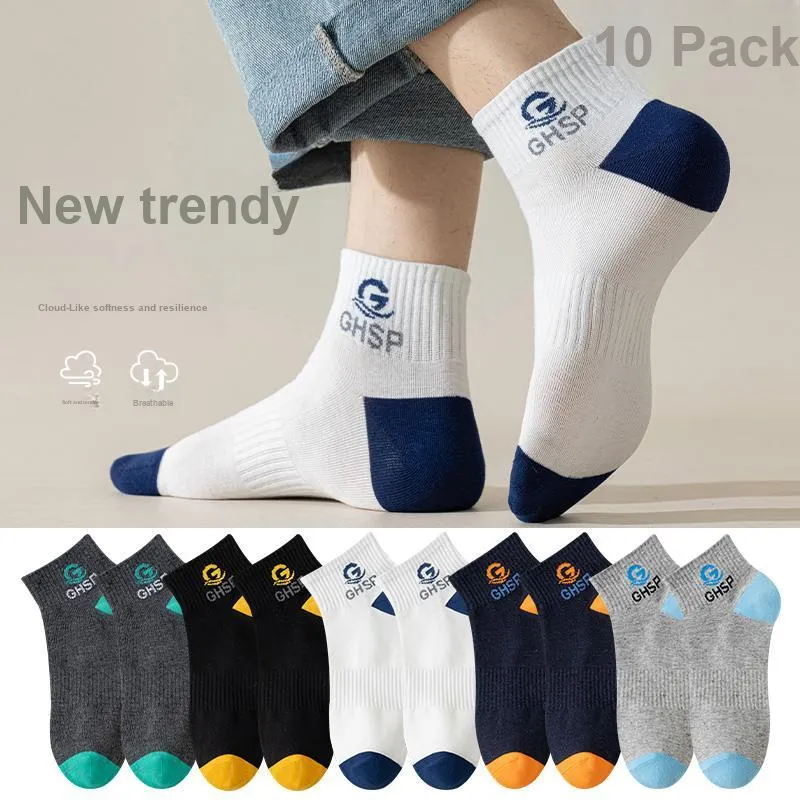 Cotton Gene Ankle Socks Men's 5 Pack-16