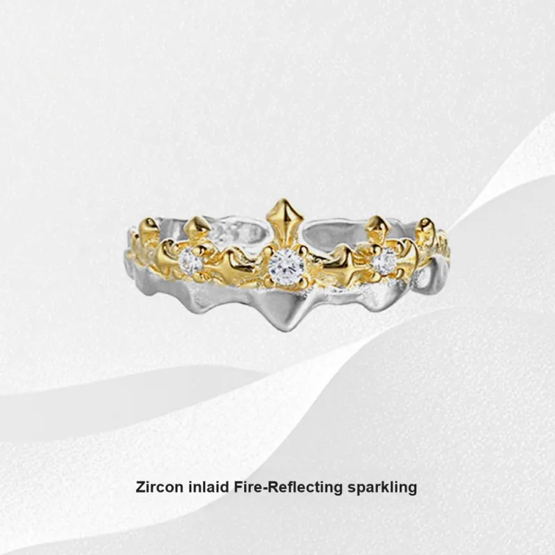 FOREVER MELODY 925 Sterling Silver Rings Unisex-2