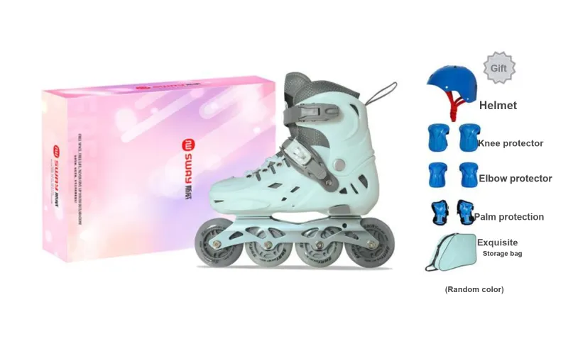 Sway Inline Skate Unisex White/Pink/Green-4