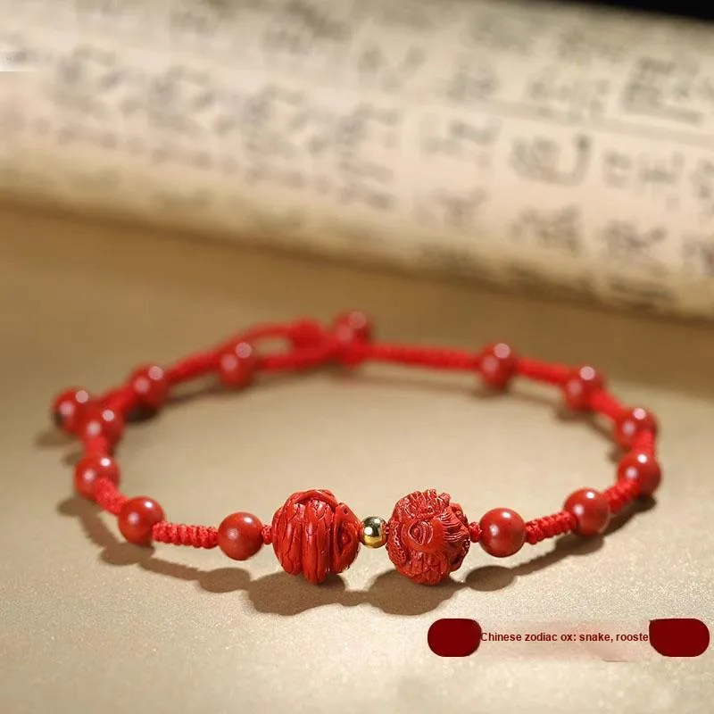 Sima Is Ethereal Reconstructed Cinnabar Anklets Unisex-15