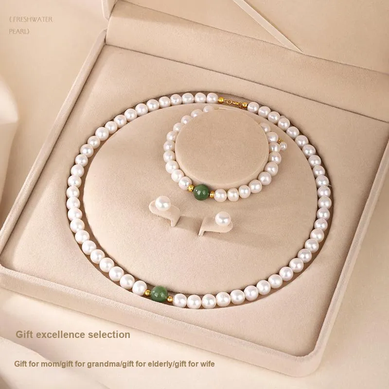 JINLIUFUJIXIANG Pearl Necklaces Unisex-26