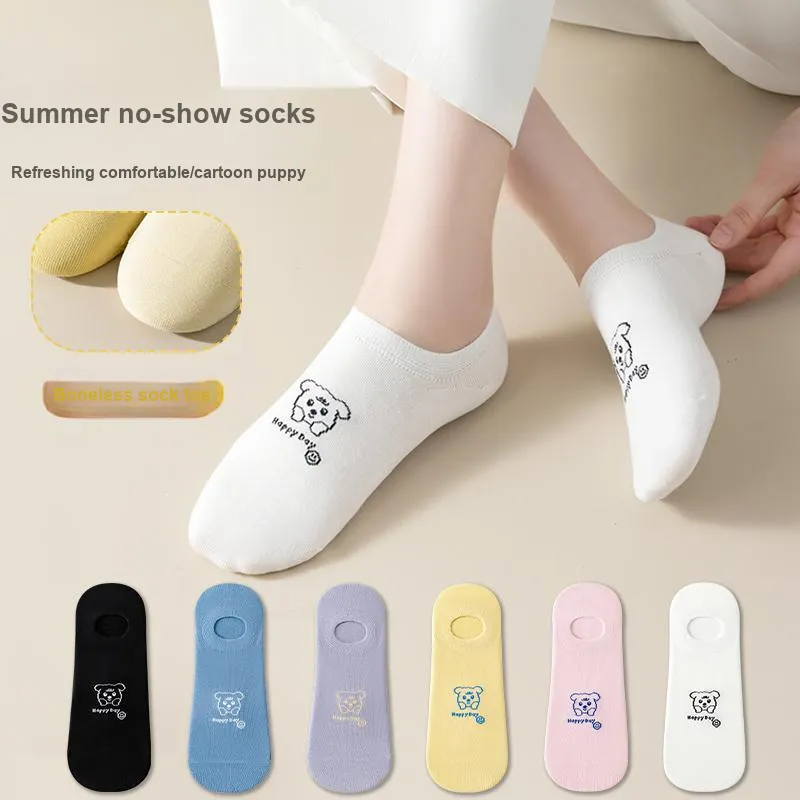 Top Melon No Show Socks Women's 5 Pack-16