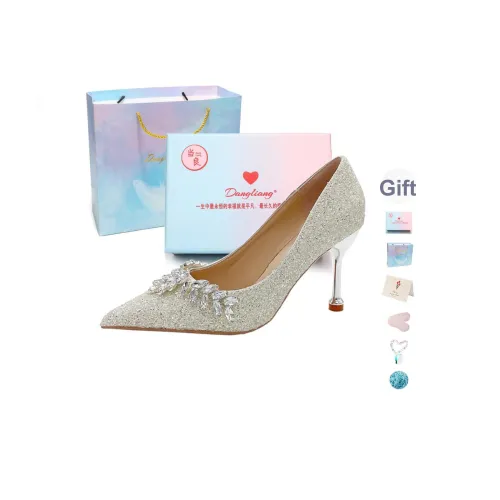 Be Good Высокие каблуки Женские Серебряные Подарочный набор в коробке