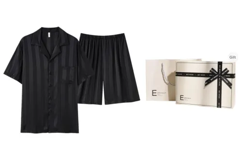 Kerener Pajama Gift Boxes Men's Black