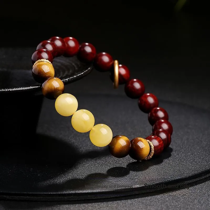 MUSHENGYUAN Pterocarpus Bracelets Unisex-4