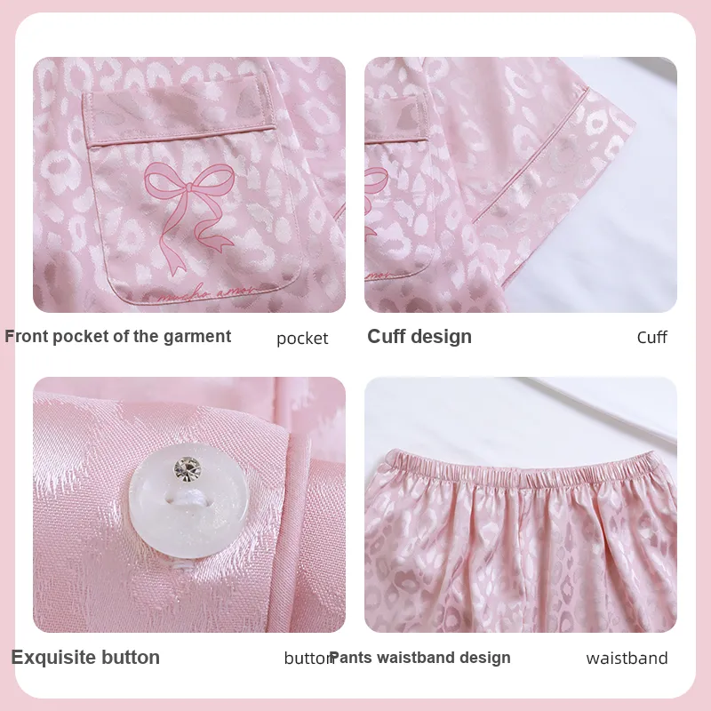 Nodos Shield Pajama Set Women's Pink-3