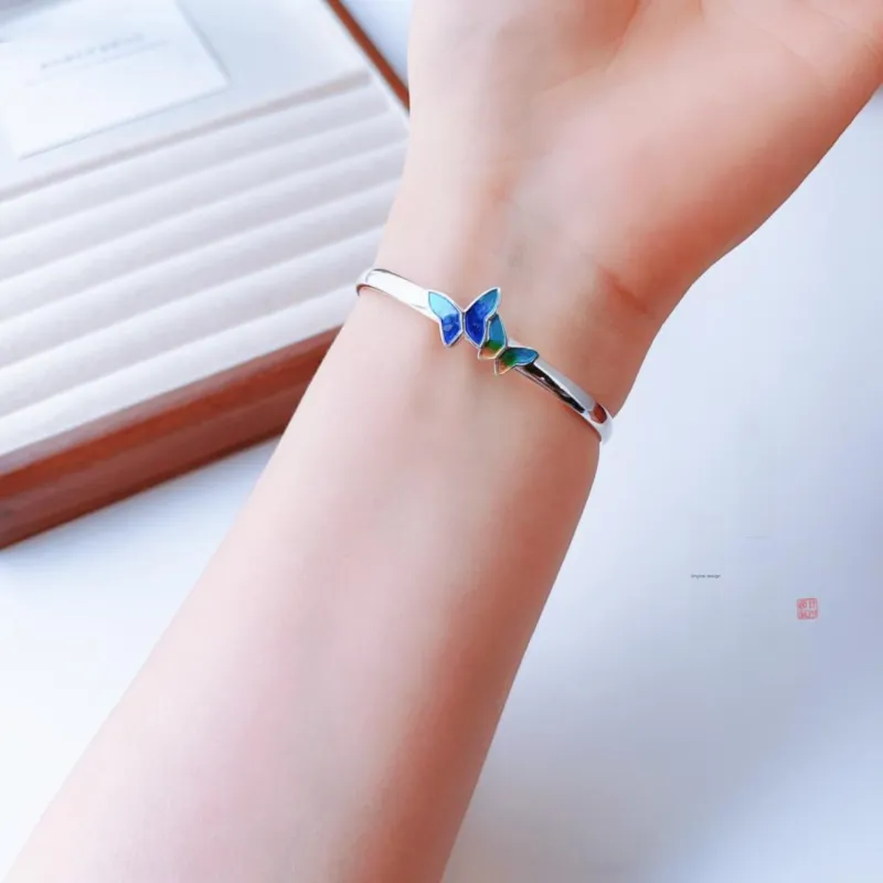 U state 999 Fine Silver Sterling Silver Bracelets Women's-5