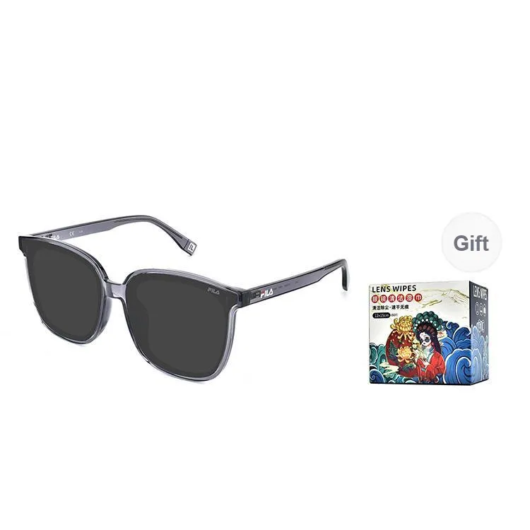 FILA Plate Frame Square Sunglasses Unisex-12